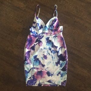 Floral spaghetti strap dress